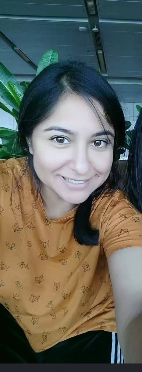 Pallavi selfie in a yellow top